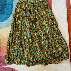 JCrew Midi Skirt - Elephant Print